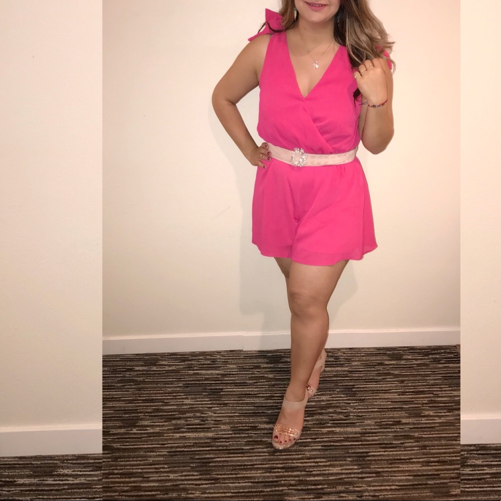 Pink romper